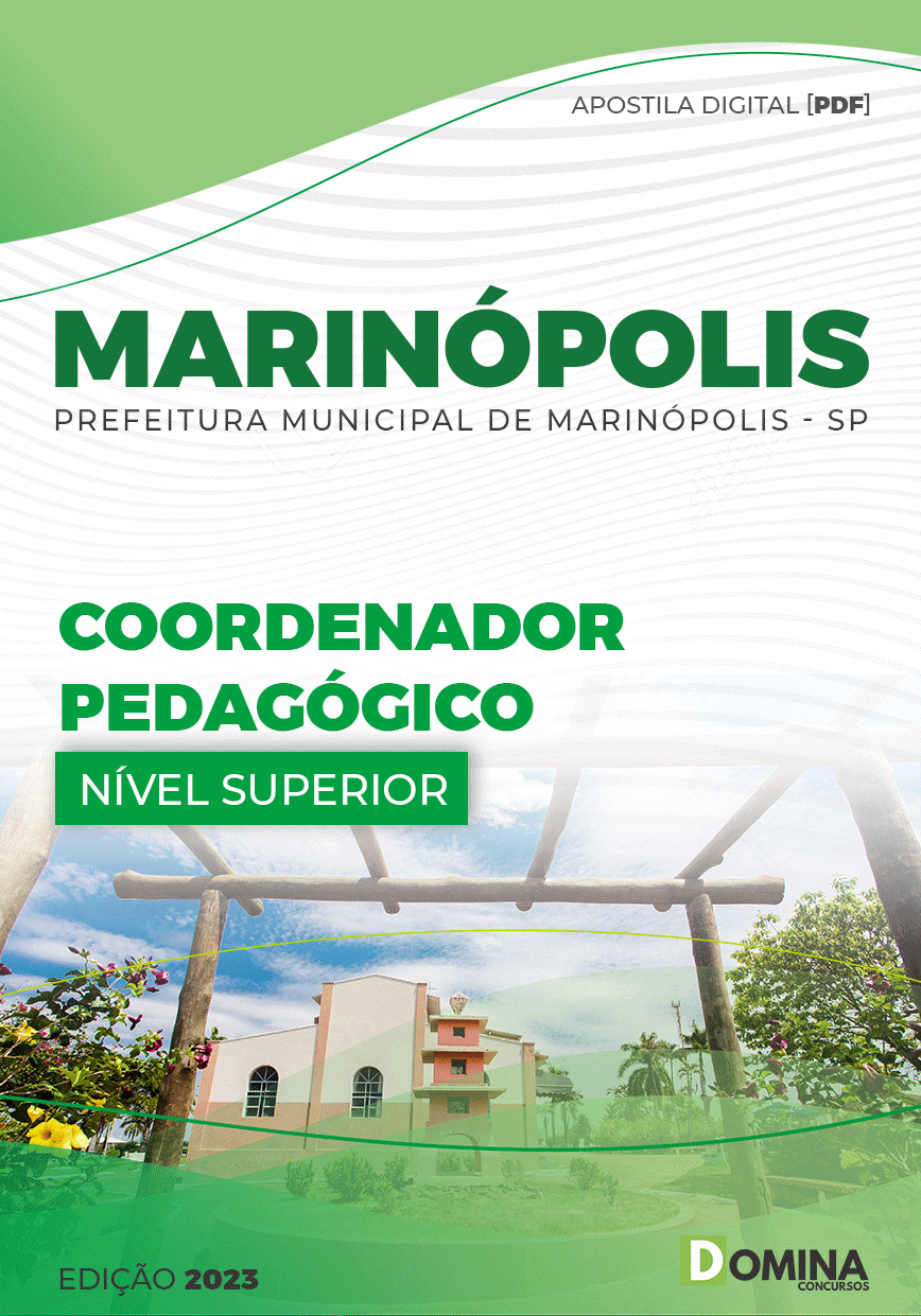 Apostila Pref Marinópolis SP 2023 Coordenador Pedagógico