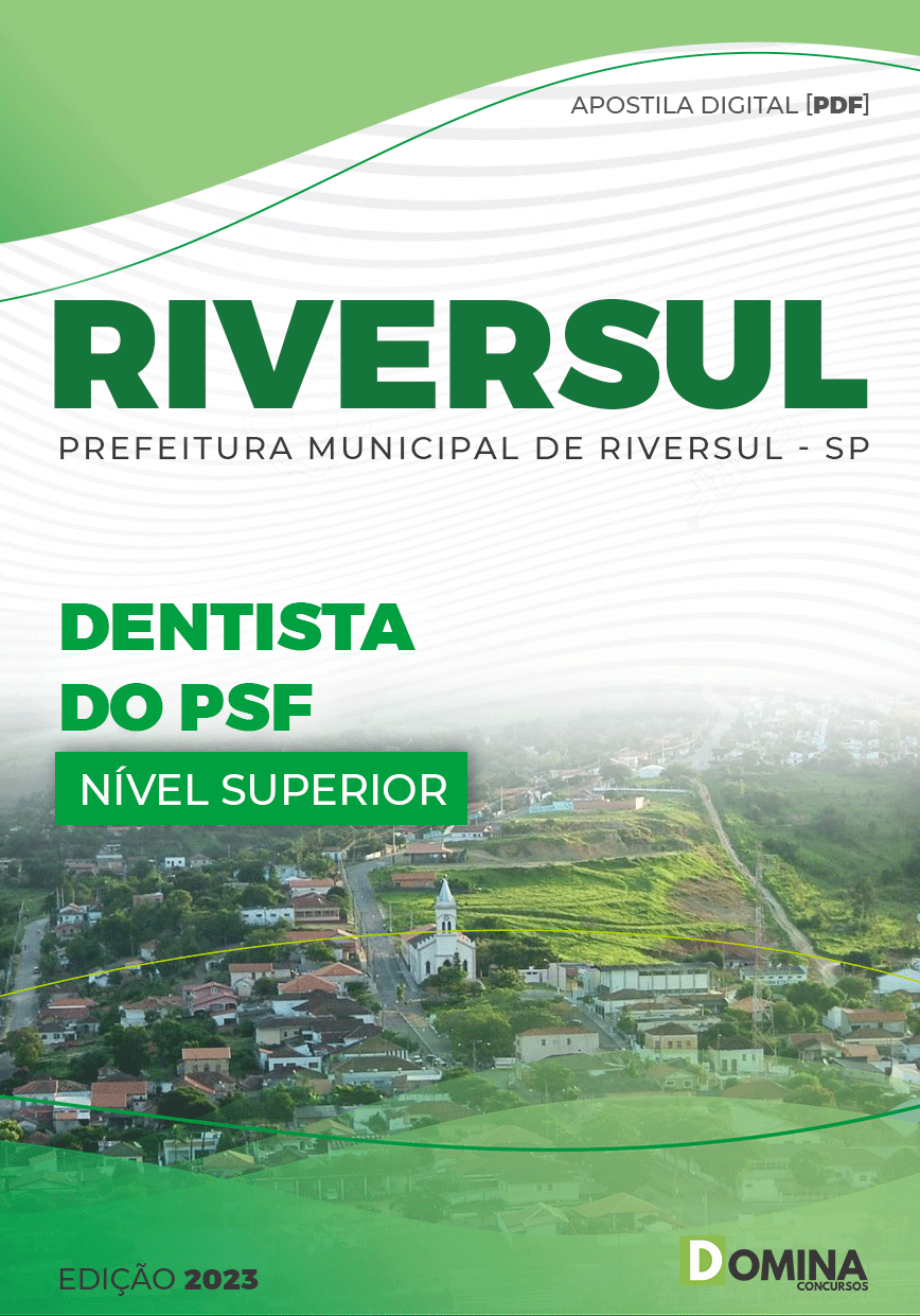 Apostila Concurso Pref Riversul SP 2023 Dentista PSF
