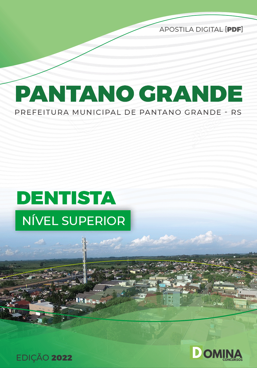 Apostila Digital Pref Pantano Grande RS 2023 Dentista