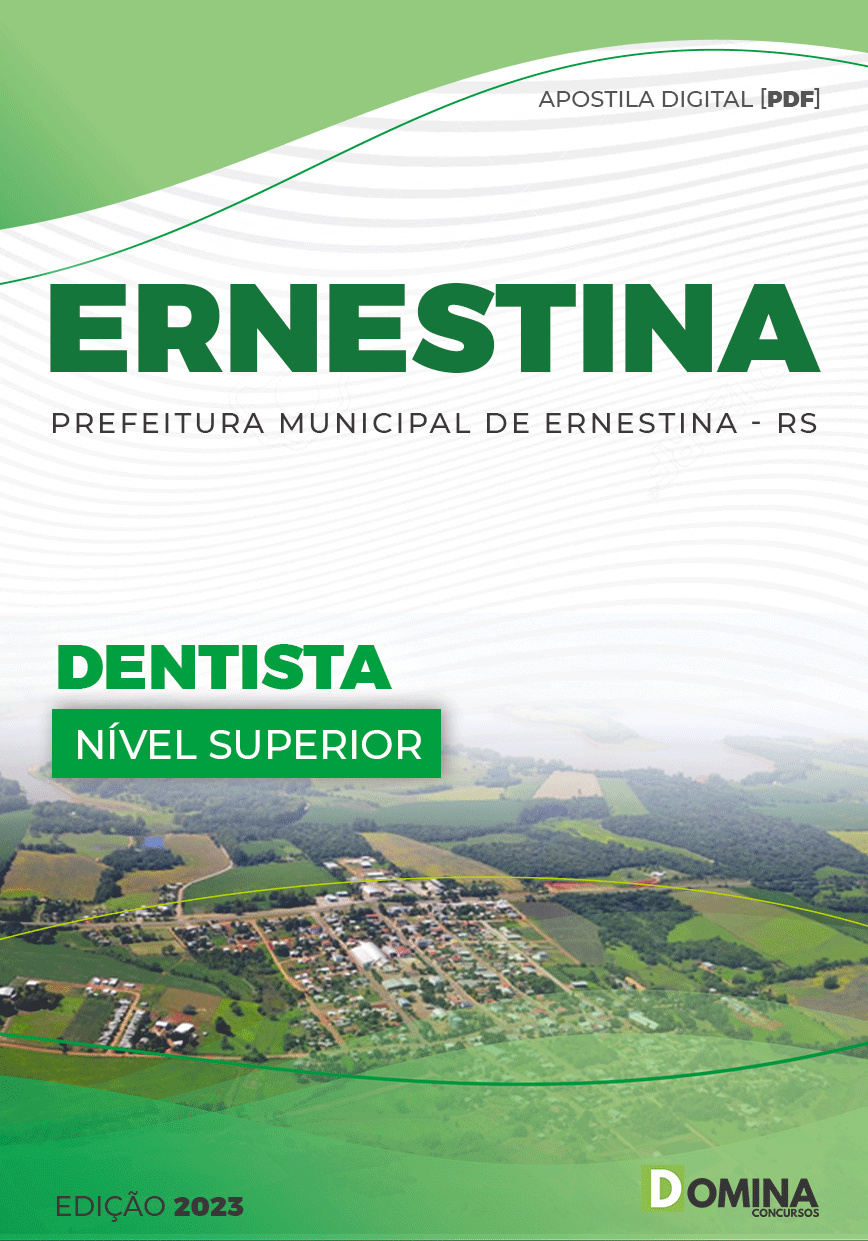 Apostila Concurso Pref Ernestina RS 2023 Dentista