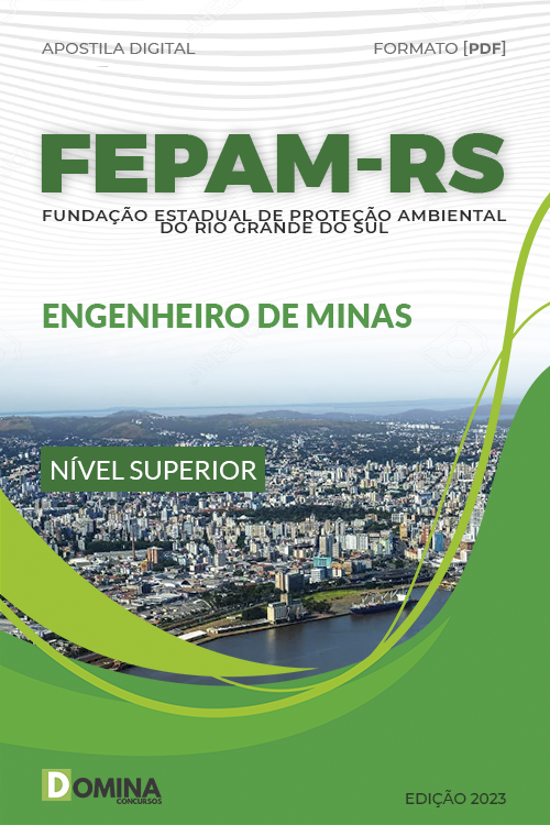 Apostila Digital Concurso FEPAM RS 2023 Engenharia Minas