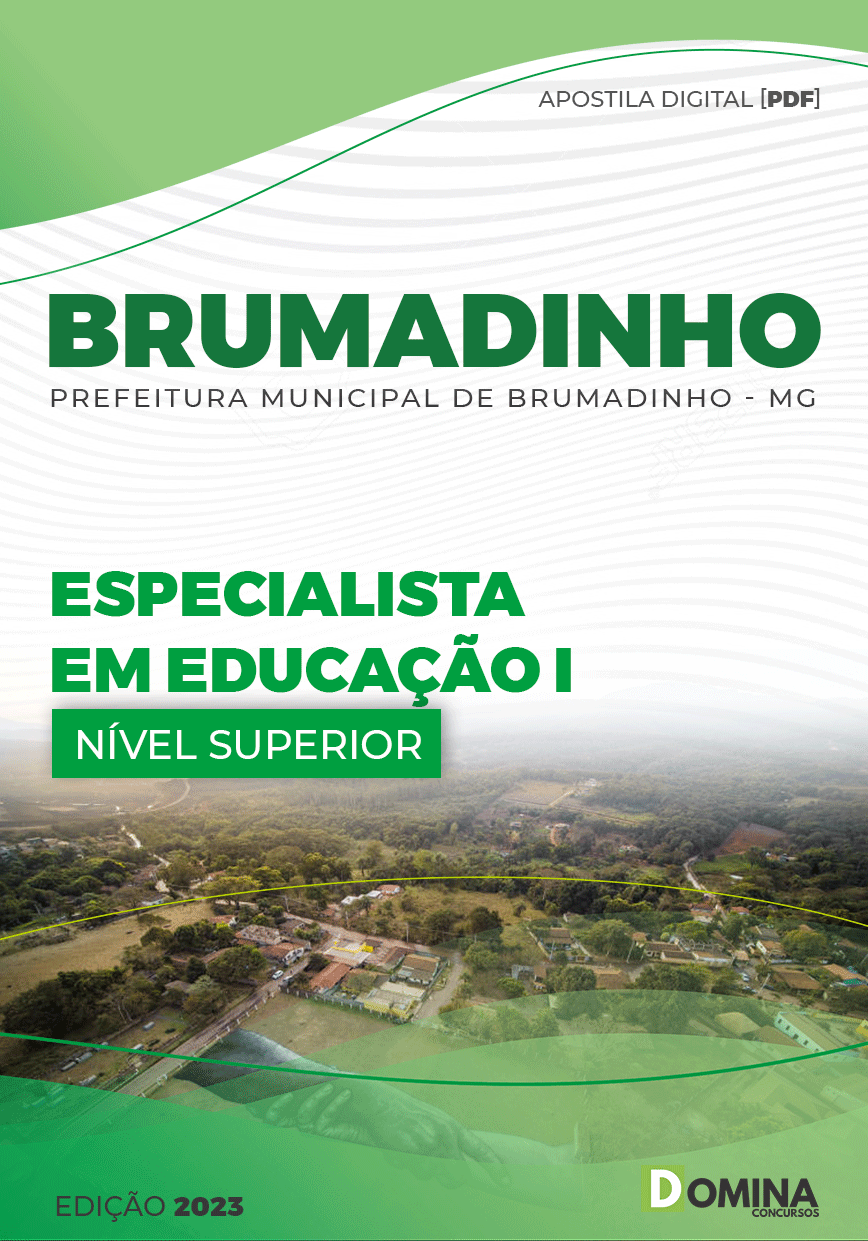 Apostila Pref Brumadinho MG 2023 Especialista Educação I