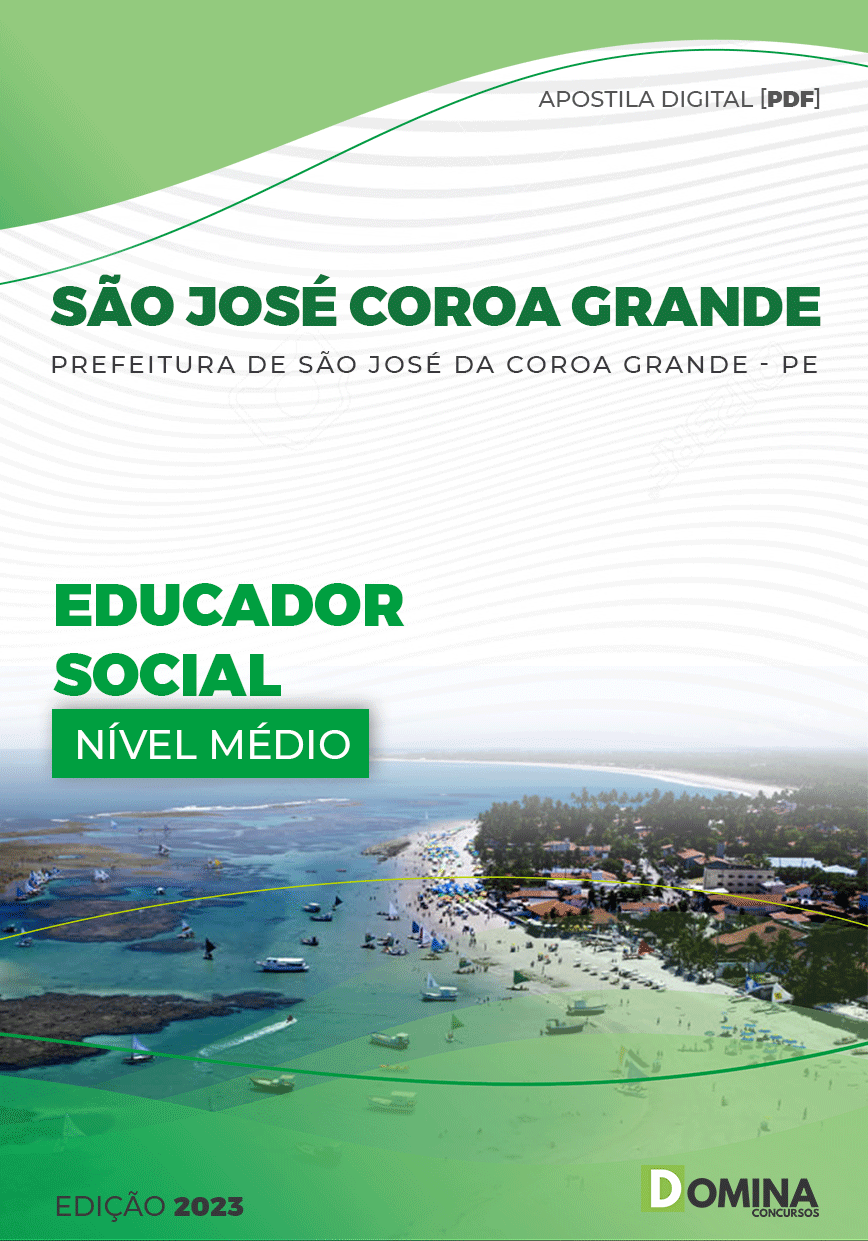 Apostila Pref São José Coroa Grande PE 2023 Educador Social