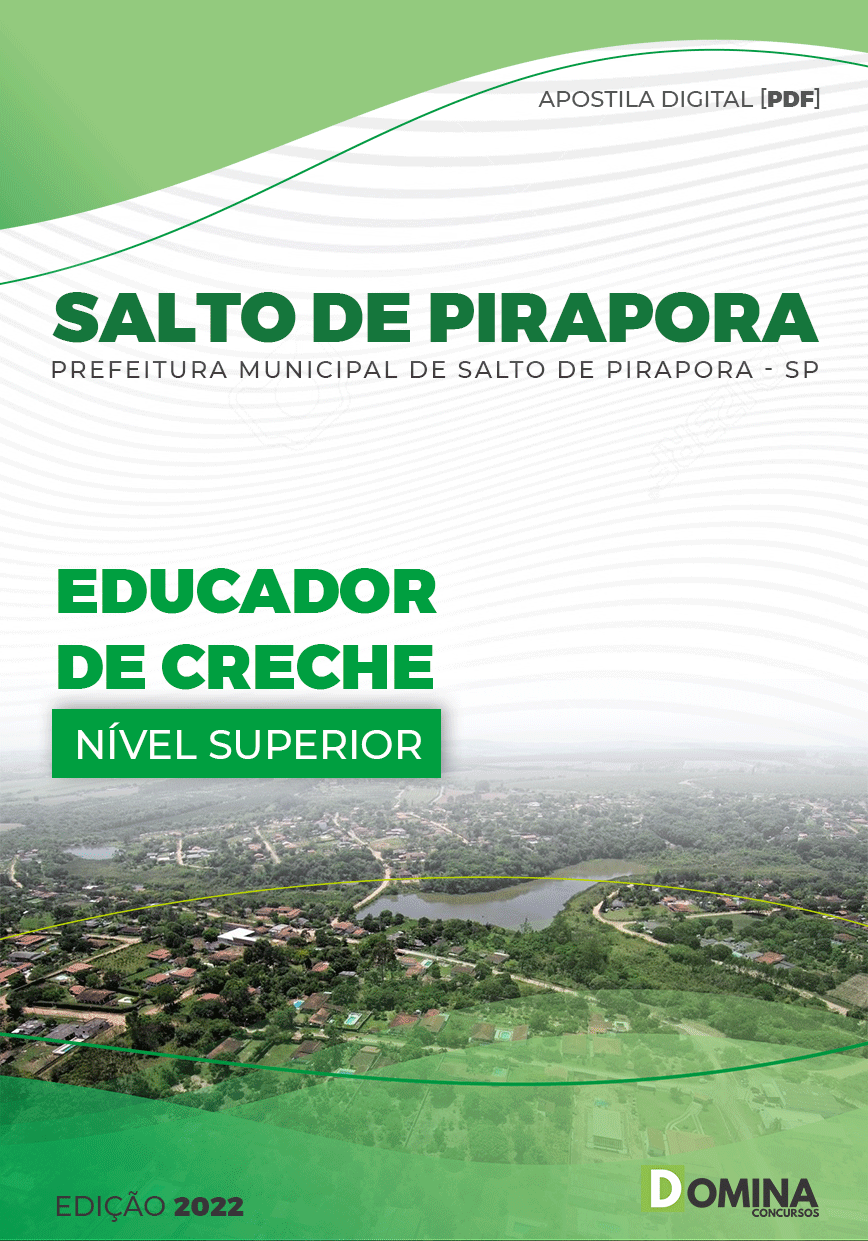 Apostila Pref Salto Pirapora SP 2022 Educador Creche