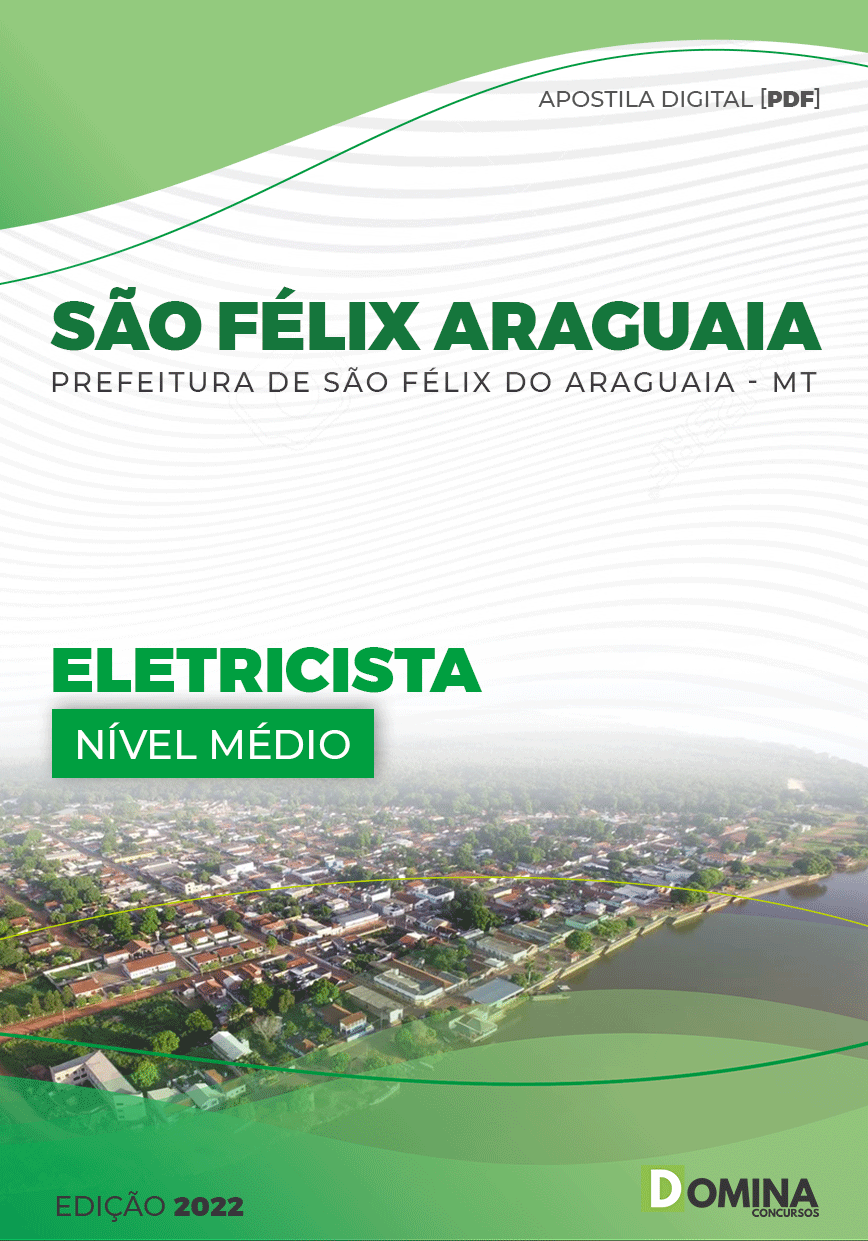 Apostila Pref São Félix Araguaia MT 2022 Eletricista