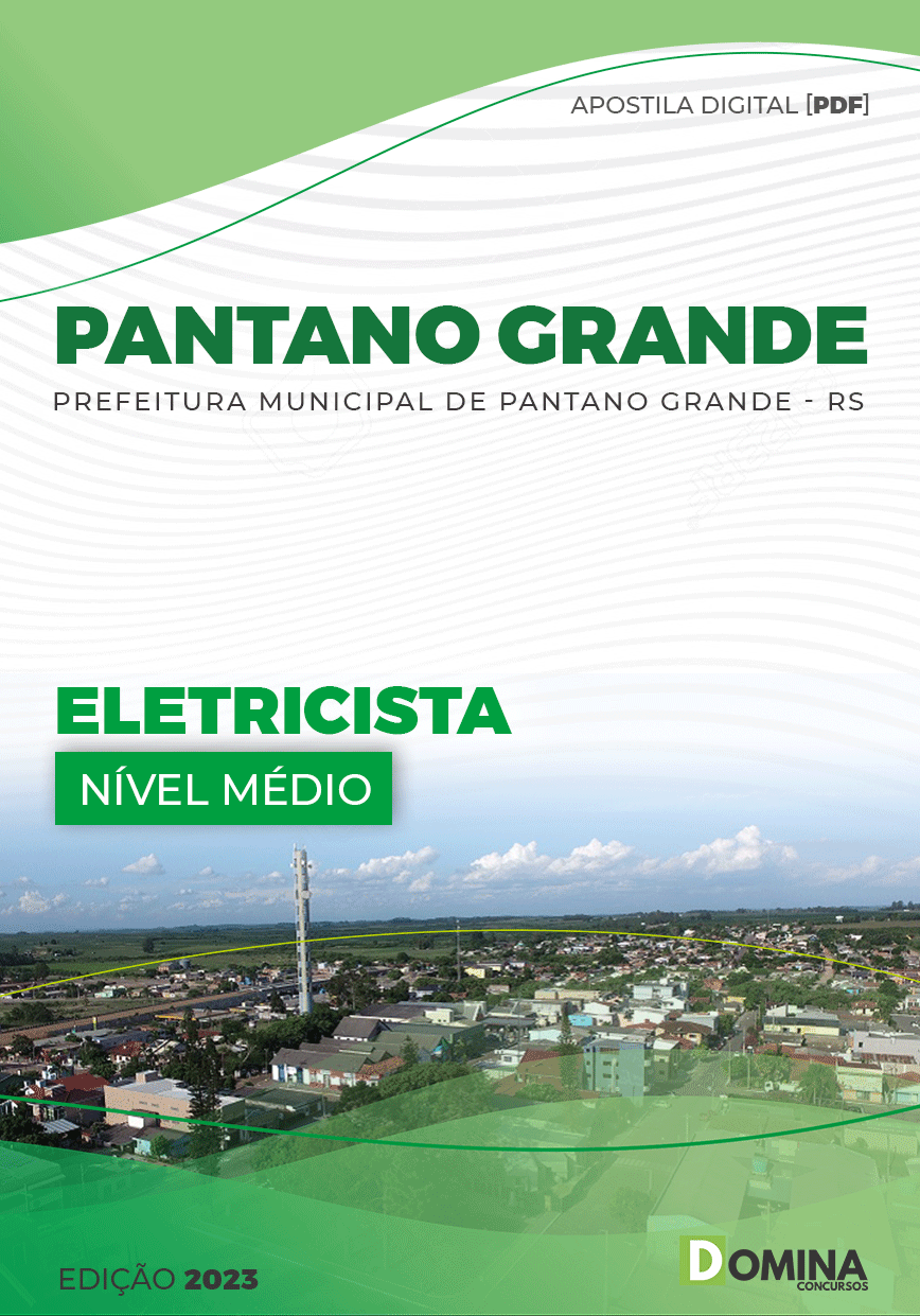 Apostila Digital Pref Pantano Grande RS 2023 Eletricista