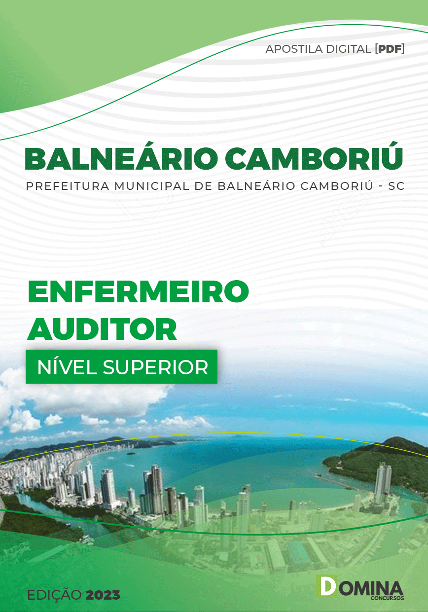 Apostila Pref Balneário Camboriú SC 2023 Enfermeiro Auditor