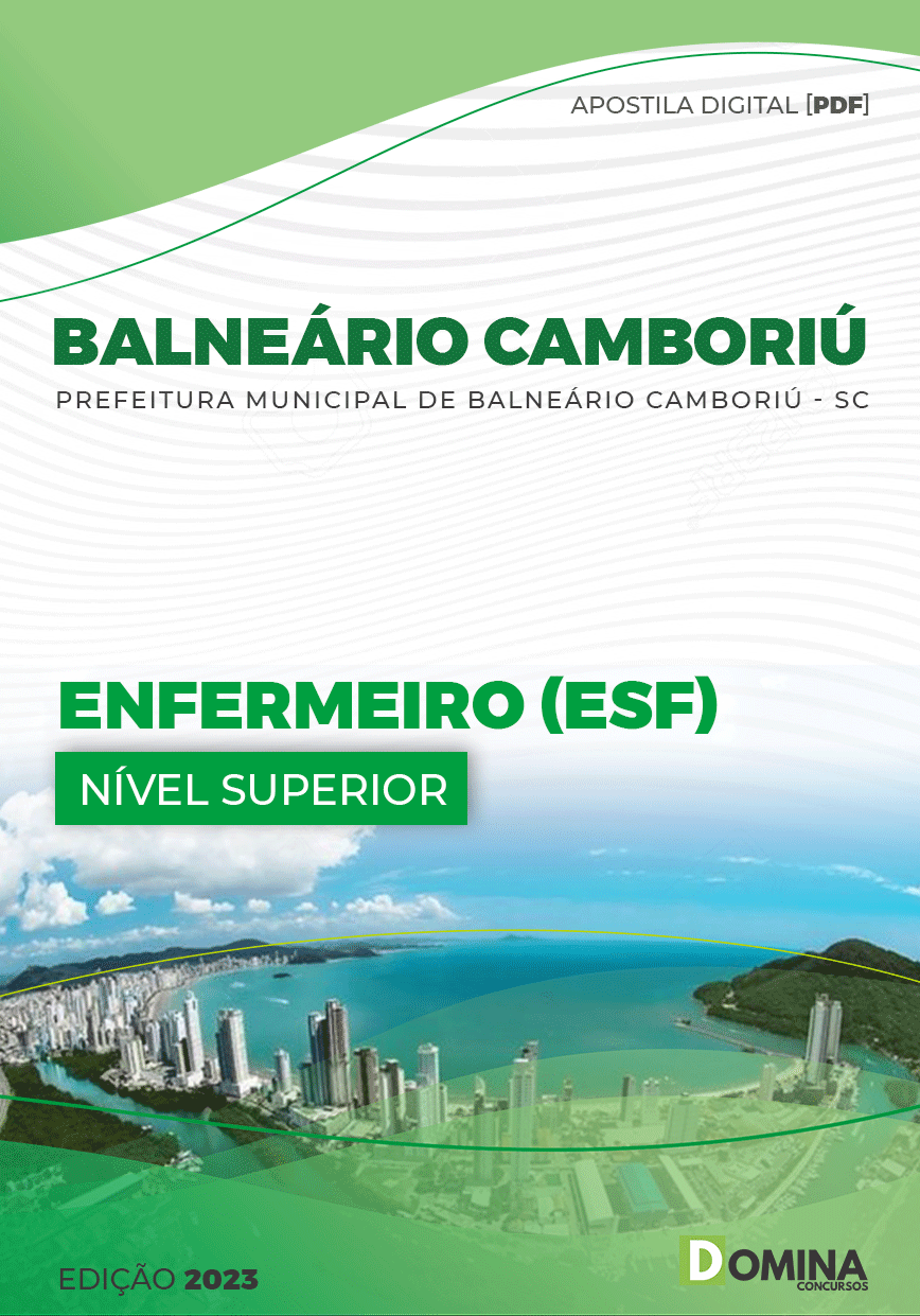 Apostila Pref Balneário Camboriú SC 2023 Enfermeiro ESF