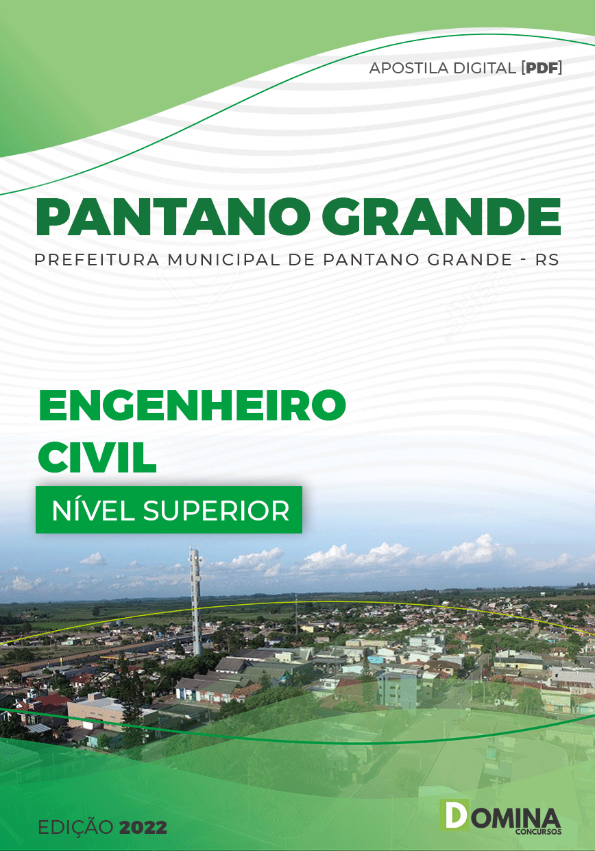 Apostila Pref Pantano Grande RS 2023 Engenheiro Civil