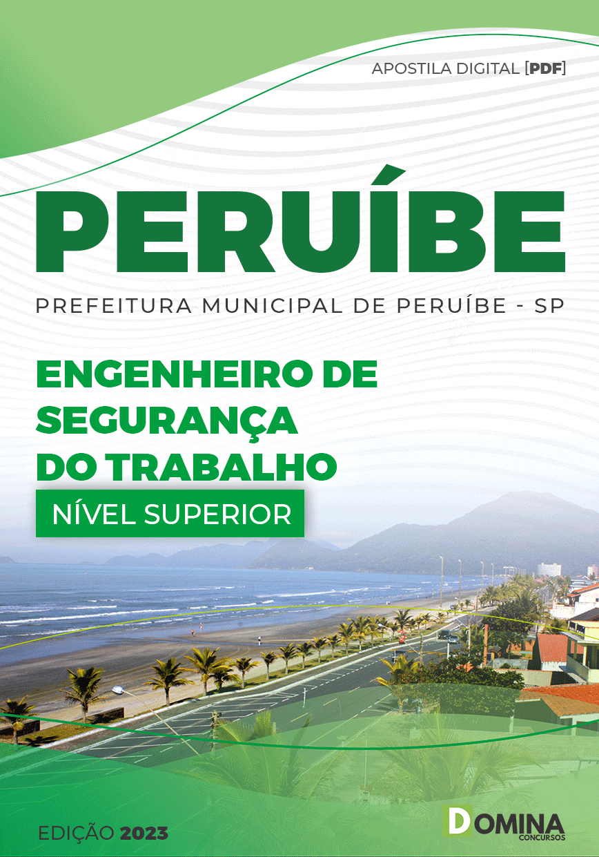 Apostila Pref Estância Balneária Peruíbe SP 2023 Eng Segur Trabalho