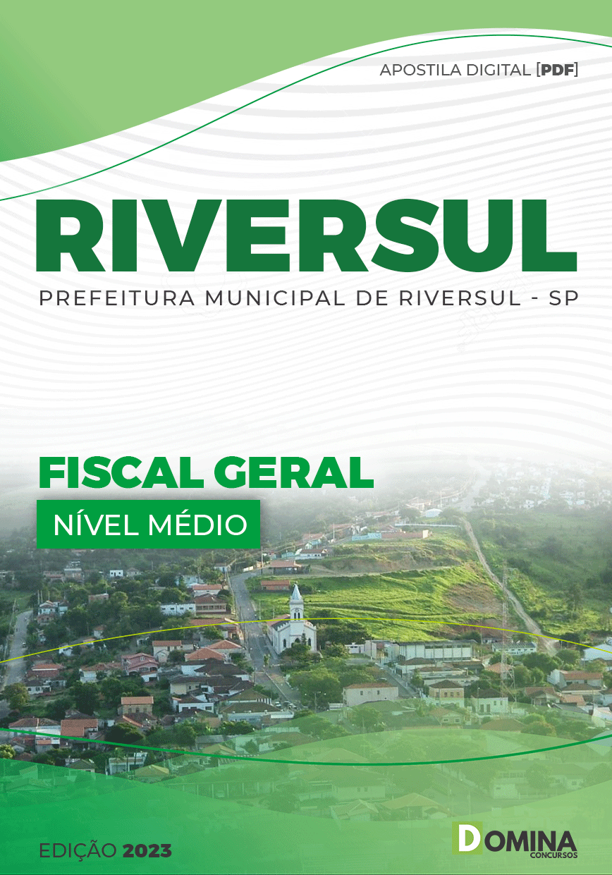 Apostila Concurso Pref Riversul SP 2023 Fiscal Geral