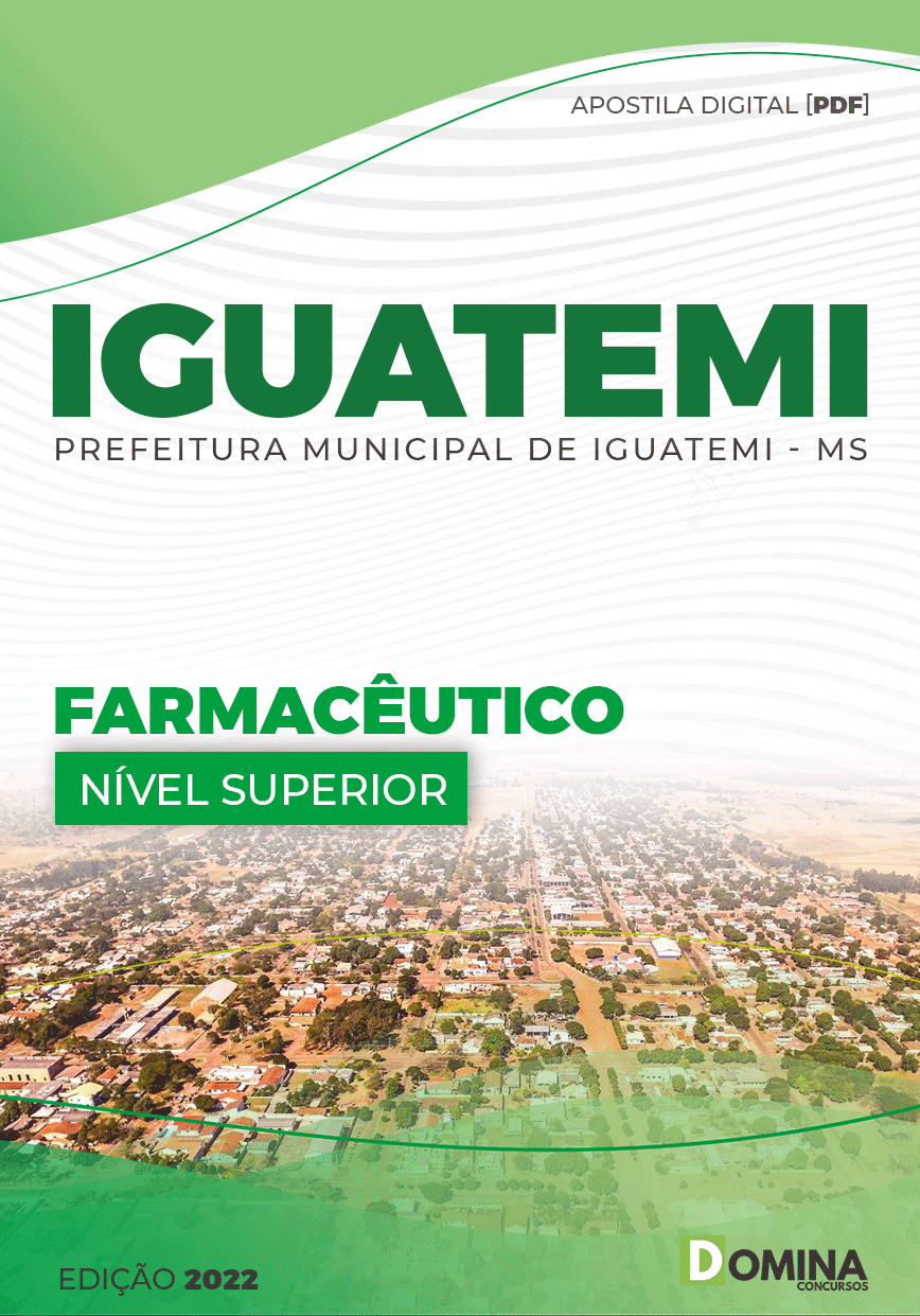 Apostila Concurso Pref Iguatemi MG 2022 Farmacêutico