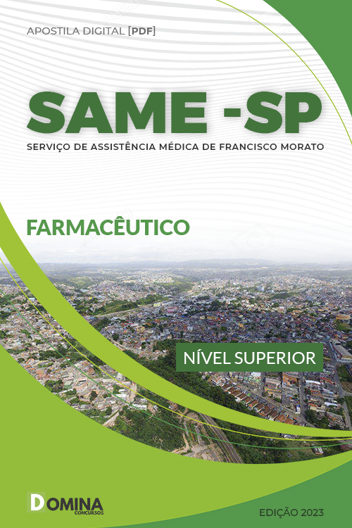 Apostila Digital Concurso SAME SP 2023 Farmacêutico