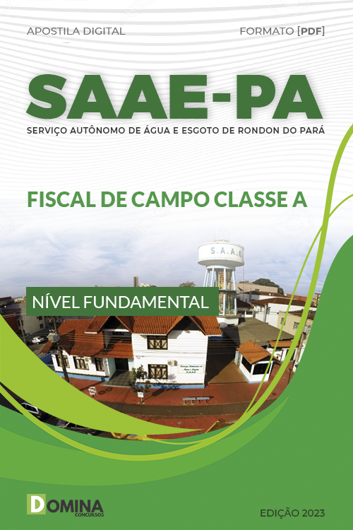 Apostila Digital Concurso SAAE PA 2023 Fiscal Campo