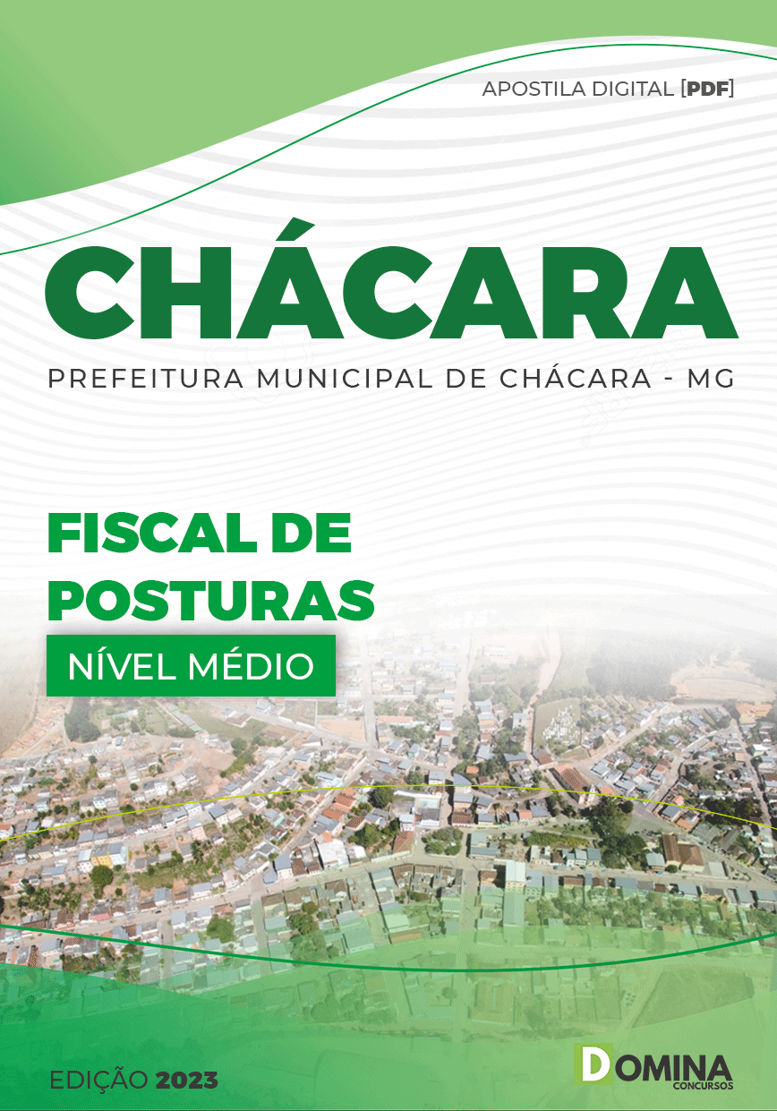 Apostila Concurso Pref Chácara MG 2023 Fiscal Posturas