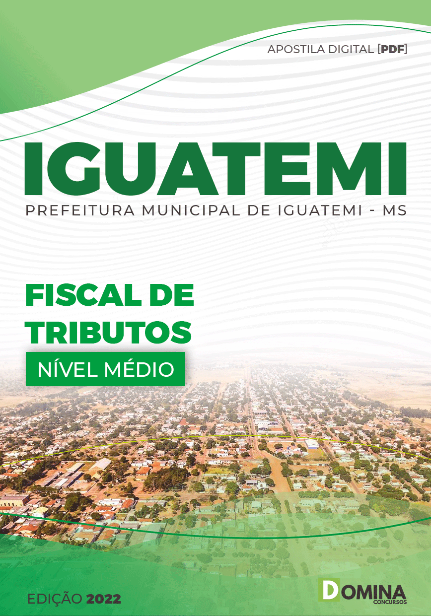 Apostila Concurso Pref Iguatemi MG 2022 Fiscal Tributos