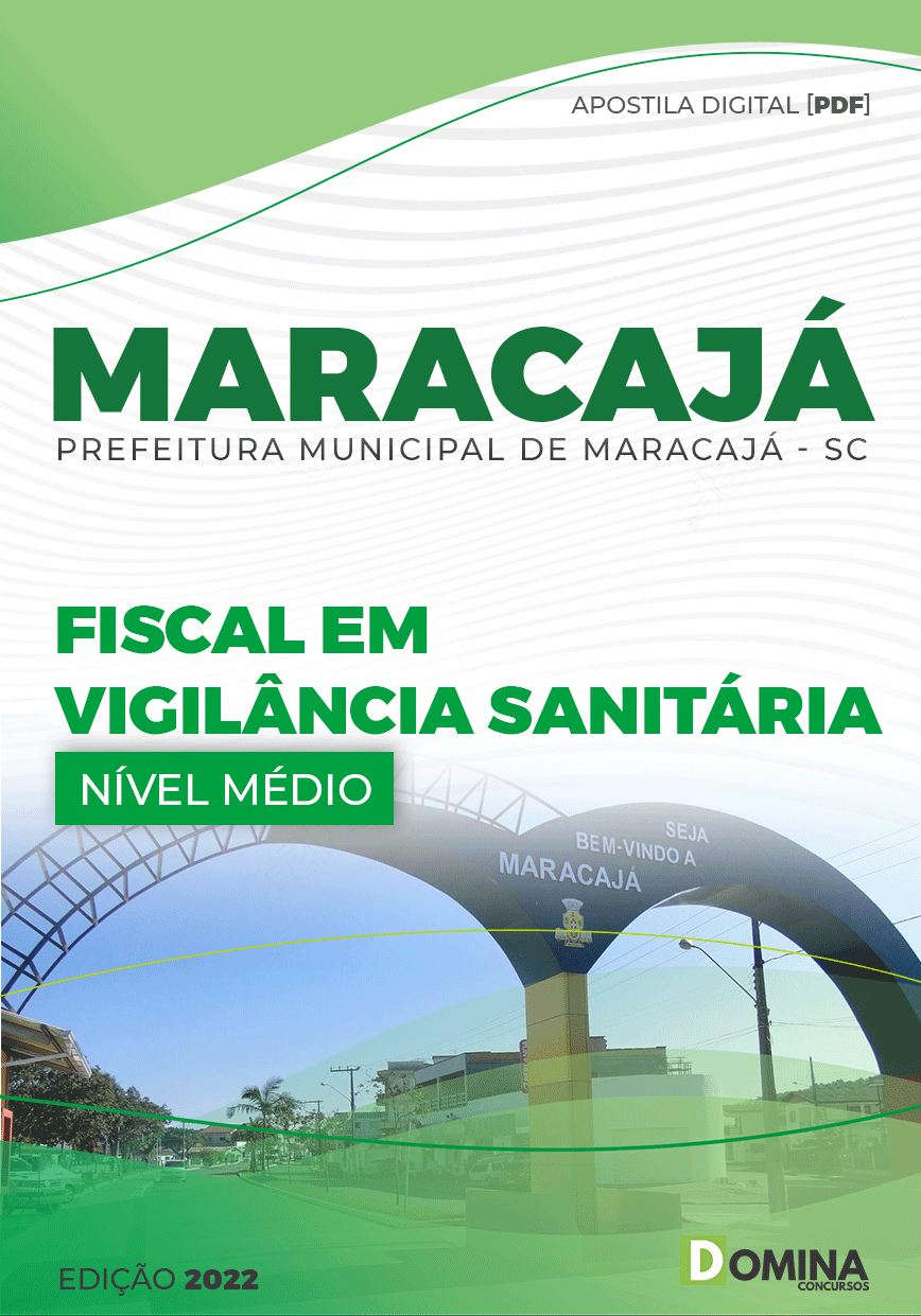 Apostila Pref Maracajá SC 2022 Fiscal Vigilância Sanitária