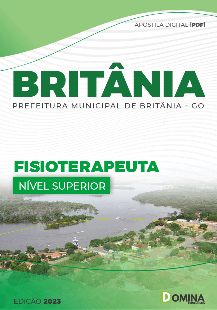 Apostila Digital Pref Britânia GO 2023 Fisioterapeuta