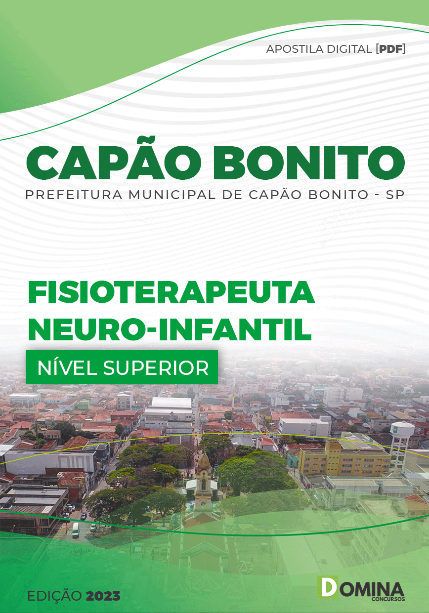 Apostila Digtial Pref Capão Bonito SP 2023 Fisioterapeuta