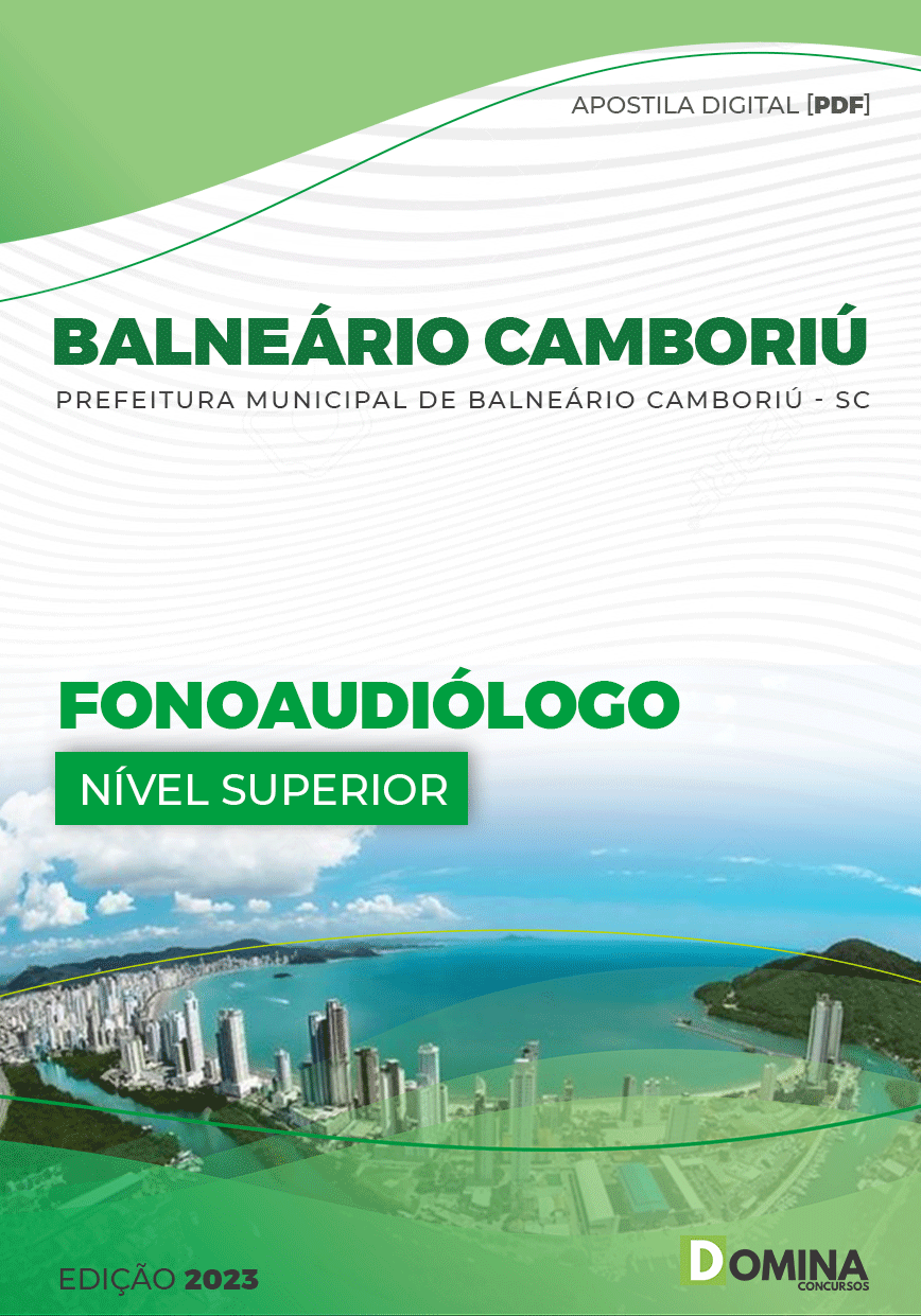 Apostila Pref Balneário Camboriú SC 2023 Fonoaudiólogo