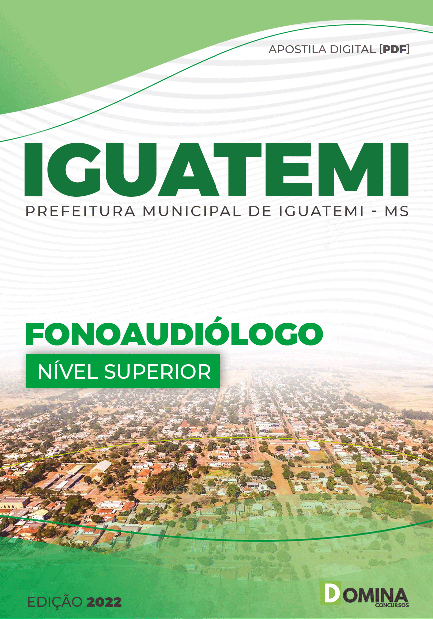 Apostila Concurso Pref Iguatemi MG 2022 Fonoaudiólogo