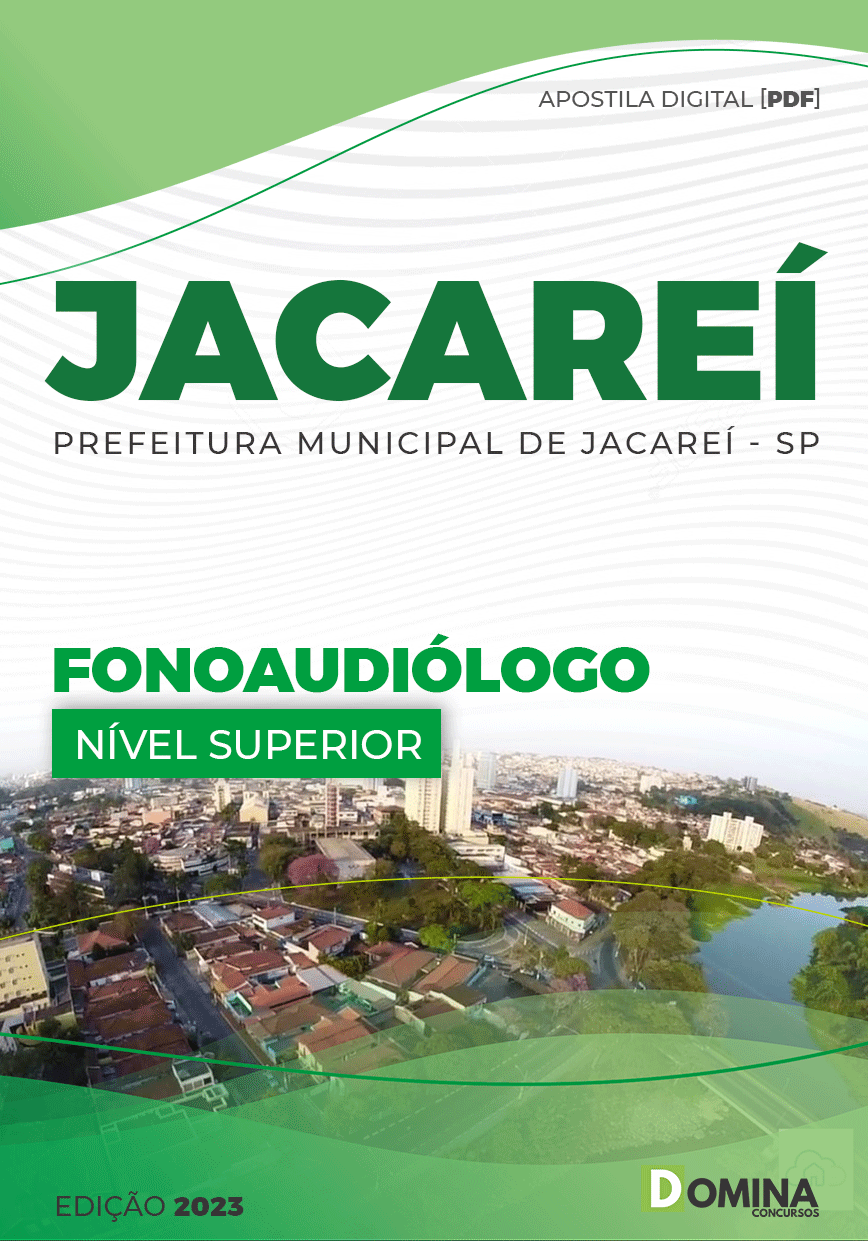 Apostila Concurso Pref Jacareí SP 2023 Fonoaudiólogo