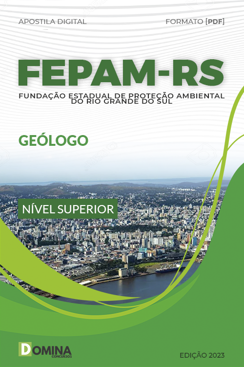 Apostila Digital Concurso FEPAM RS 2023 Geólogo