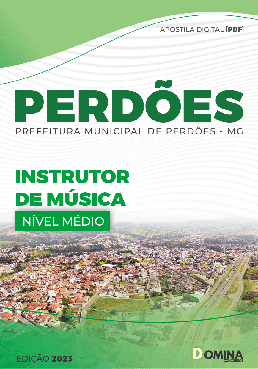 Apostila Concurso Pref Perdões MG 2023 Instrutor Música