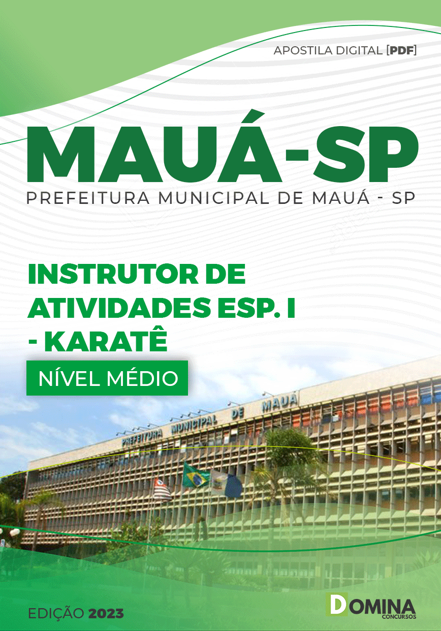 Apostila Pref Mauá SP 2023 Instrutor Ativ Esportivas I Karatê