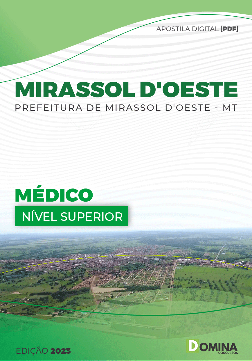 Apostila Digital Pref Mirassol D’oeste MT 2023 Médico