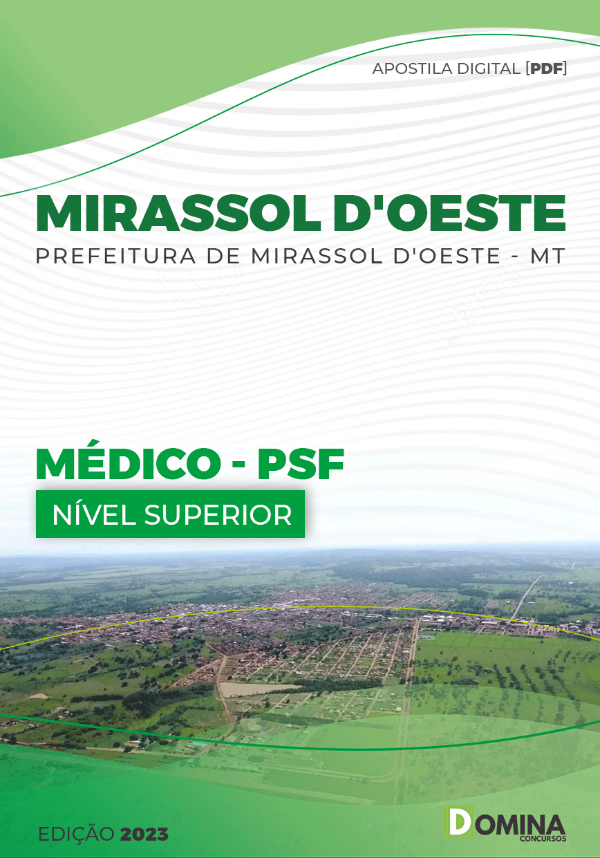Apostila Pref Mirassol D’oeste MT 2023 Médico PSF