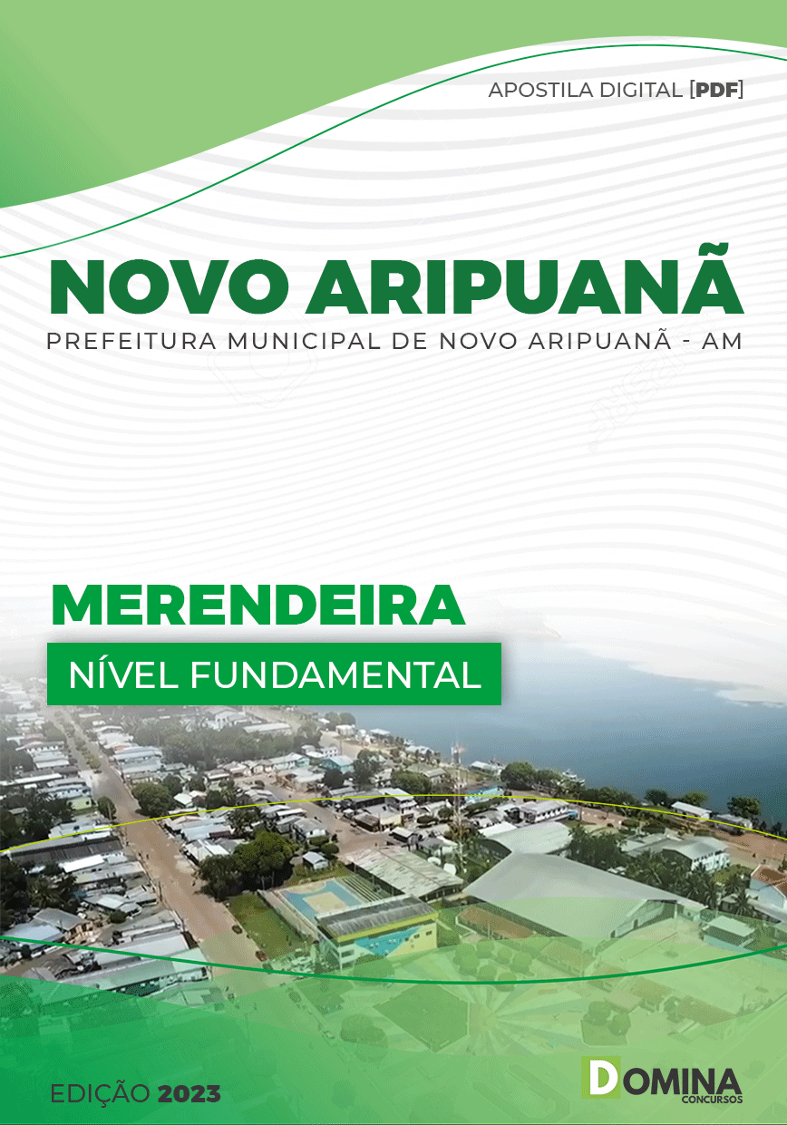 Apostila Digital Pref Novo Aripuanã AM 2023 Merendeira