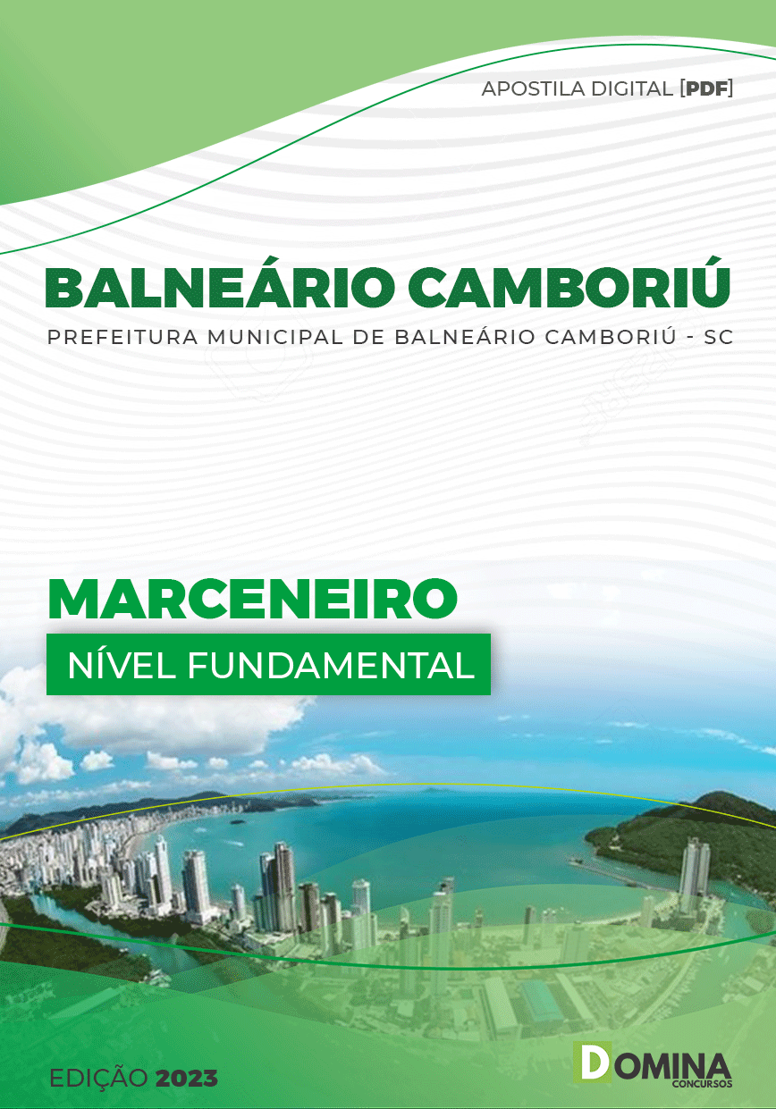 Apostila Pref Balneário Camboriú SC 2023 Marceneiro