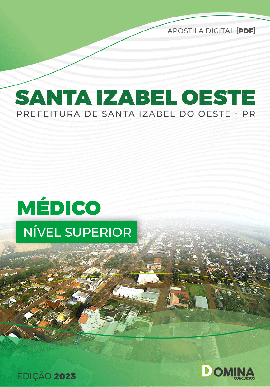 Apostila Digtial Pref Santa Izabel Oeste PR 2023 Médico