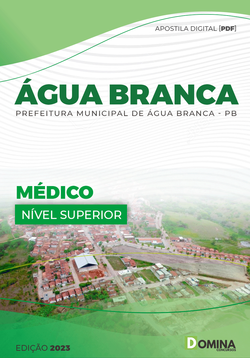 Apostila Digital Pref Água Branca PE 2023 Médico