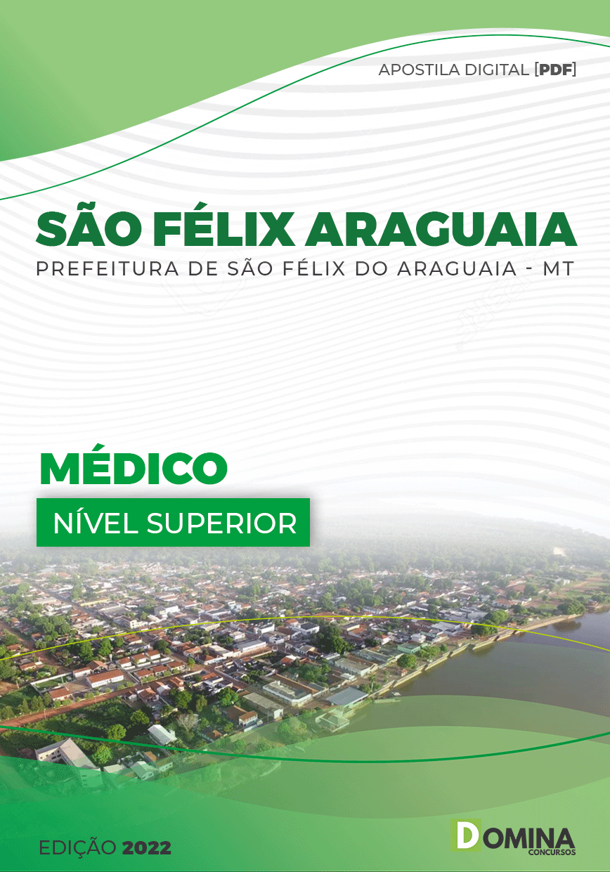 Apostila Digital Pref São Félix Araguaia MT 2022 Médico
