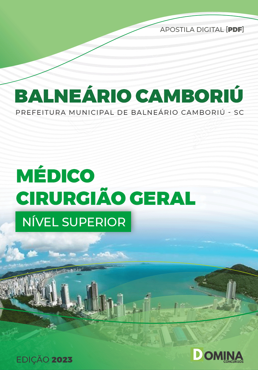 Apostila Pref Balneário Camboriú SC 2023 Médico Cirurgião Geral