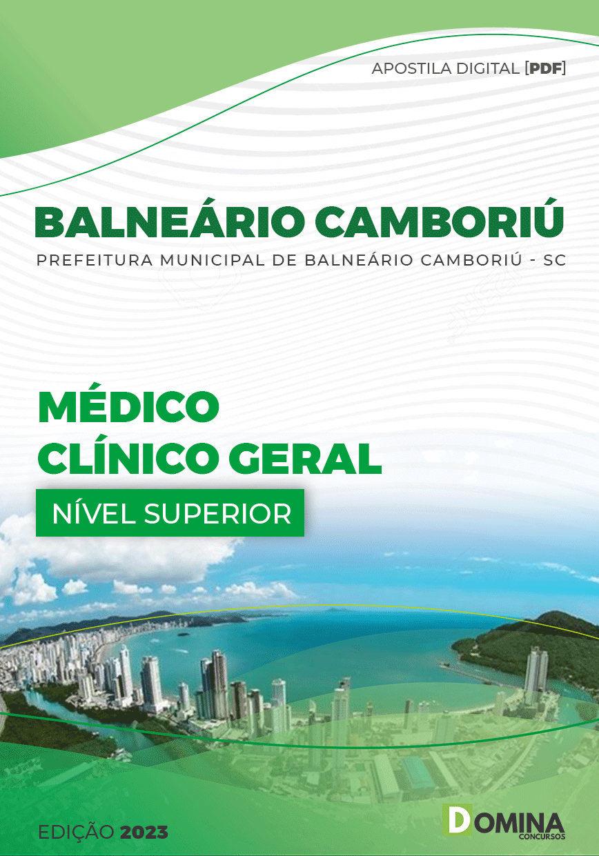 Apostila Pref Balneário Camboriú SC 2023 Médico Clínico Geral