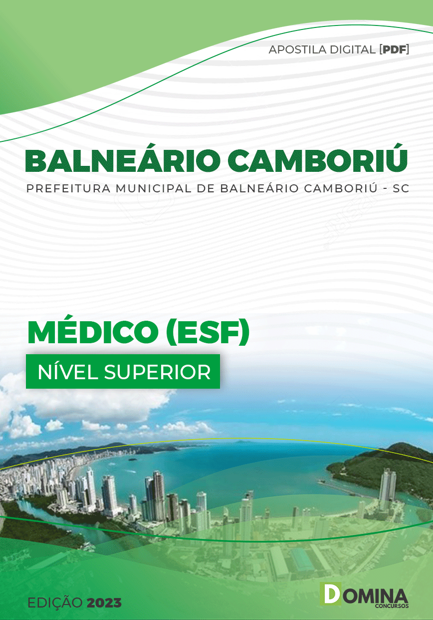Apostila Pref Balneário Camboriú SC 2023 Médico ESF