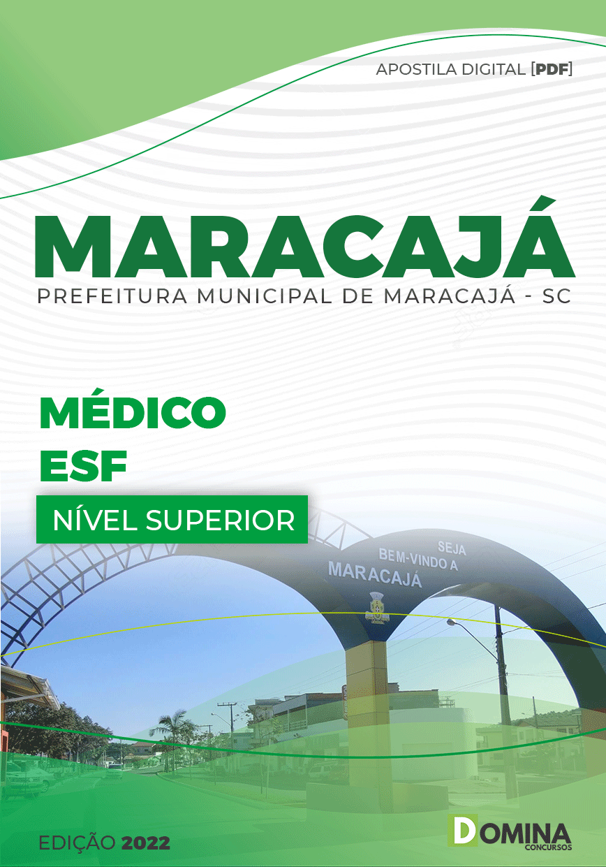 Apostila Digital Pref Maracajá SC 2022 Médico ESF