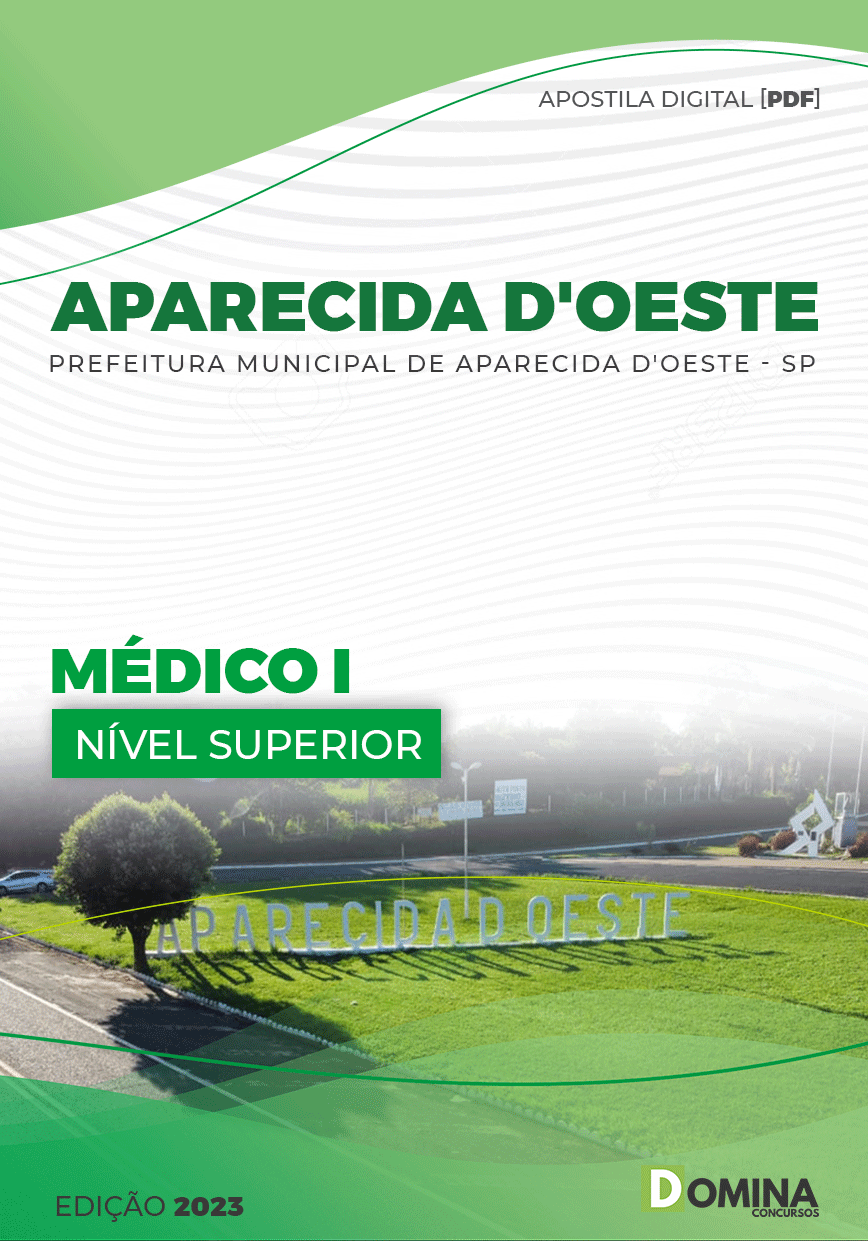 Apostila Pref Aparecida D’Oeste SP 2023 Médico I