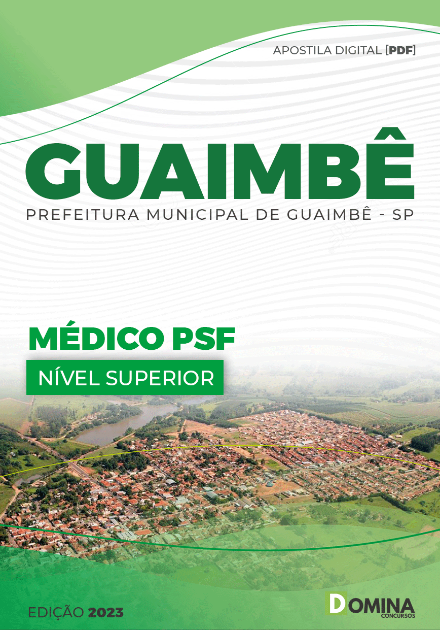 Apostila Digital Pref Guaimbê SP 2023 Médico PSF