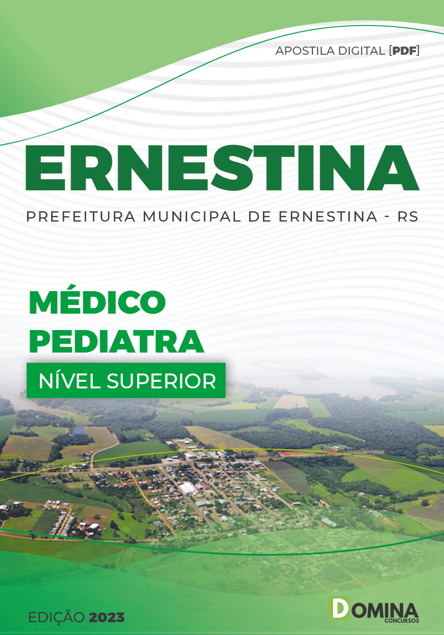Apostila Concurso Pref Ernestina RS 2023 Médico Pediatra