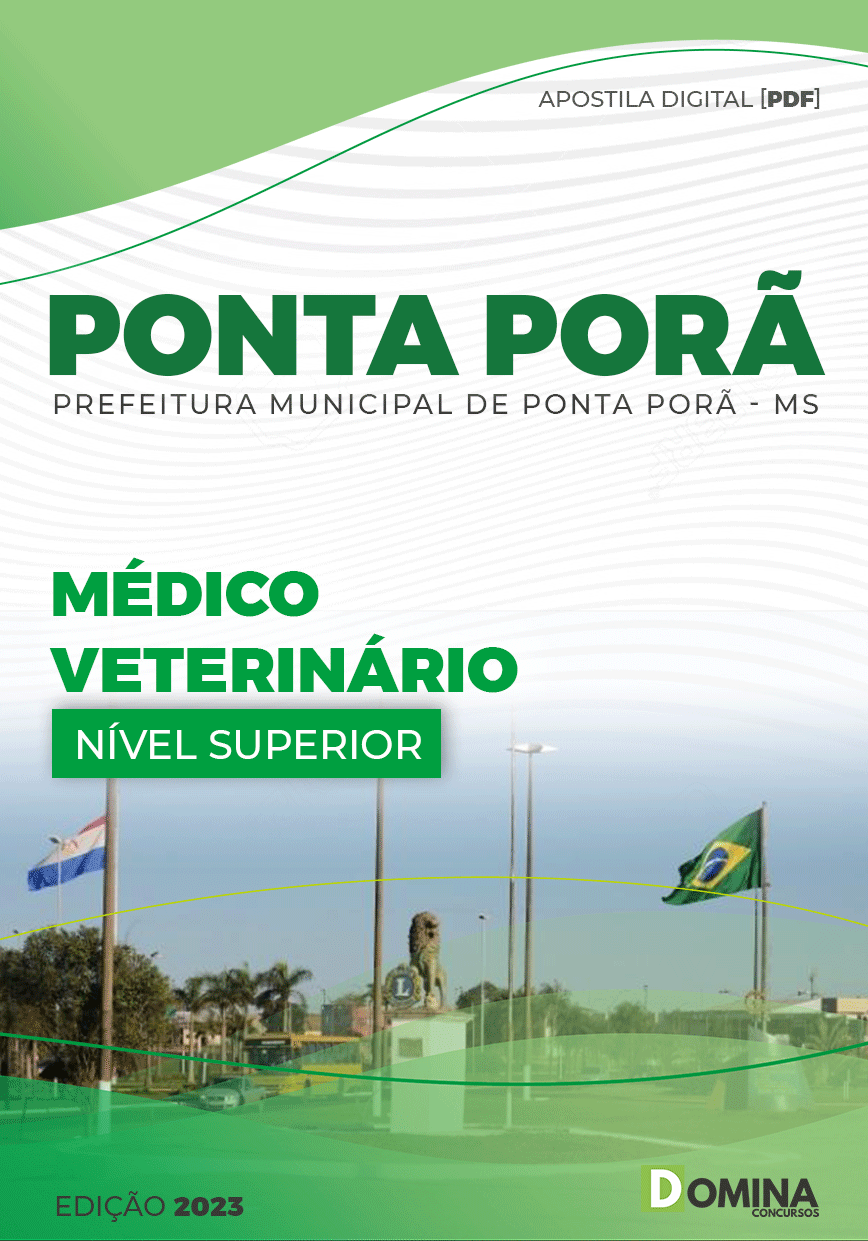Apostila Pref Ponta Porã MG 2023 Médico Veterinário