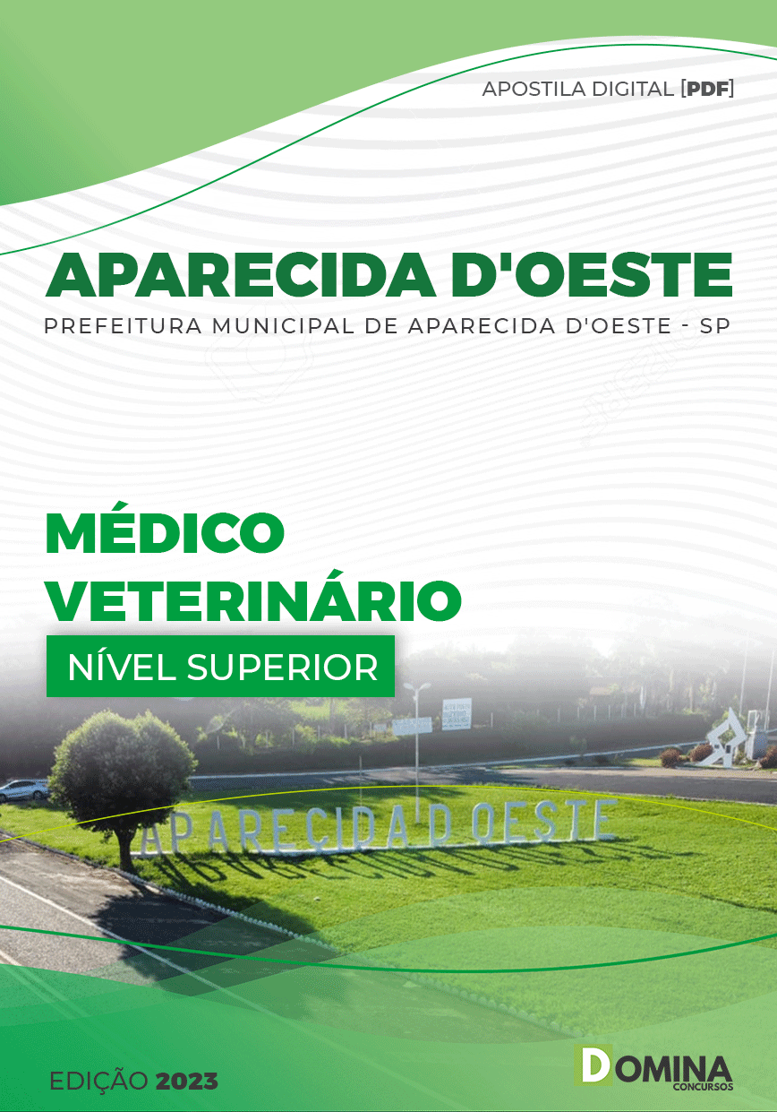 Apostila Pref Aparecida D’Oeste SP 2023 Médico Veterinário