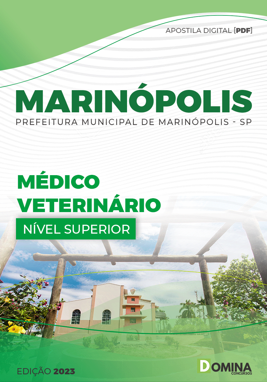 Apostila Digital Pref Marinópolis SP 2023 Médico Veterinário