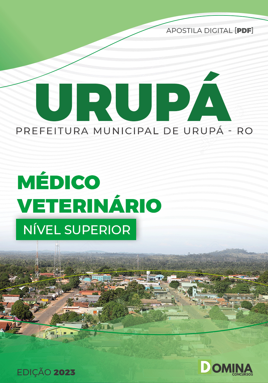 Apostila Concurso Pref Urupá RO 2023 Médico Veterinário