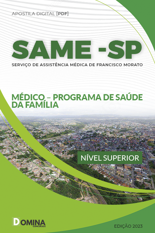 Apostila SAME SP 2023 Médico Programa Saúde Família