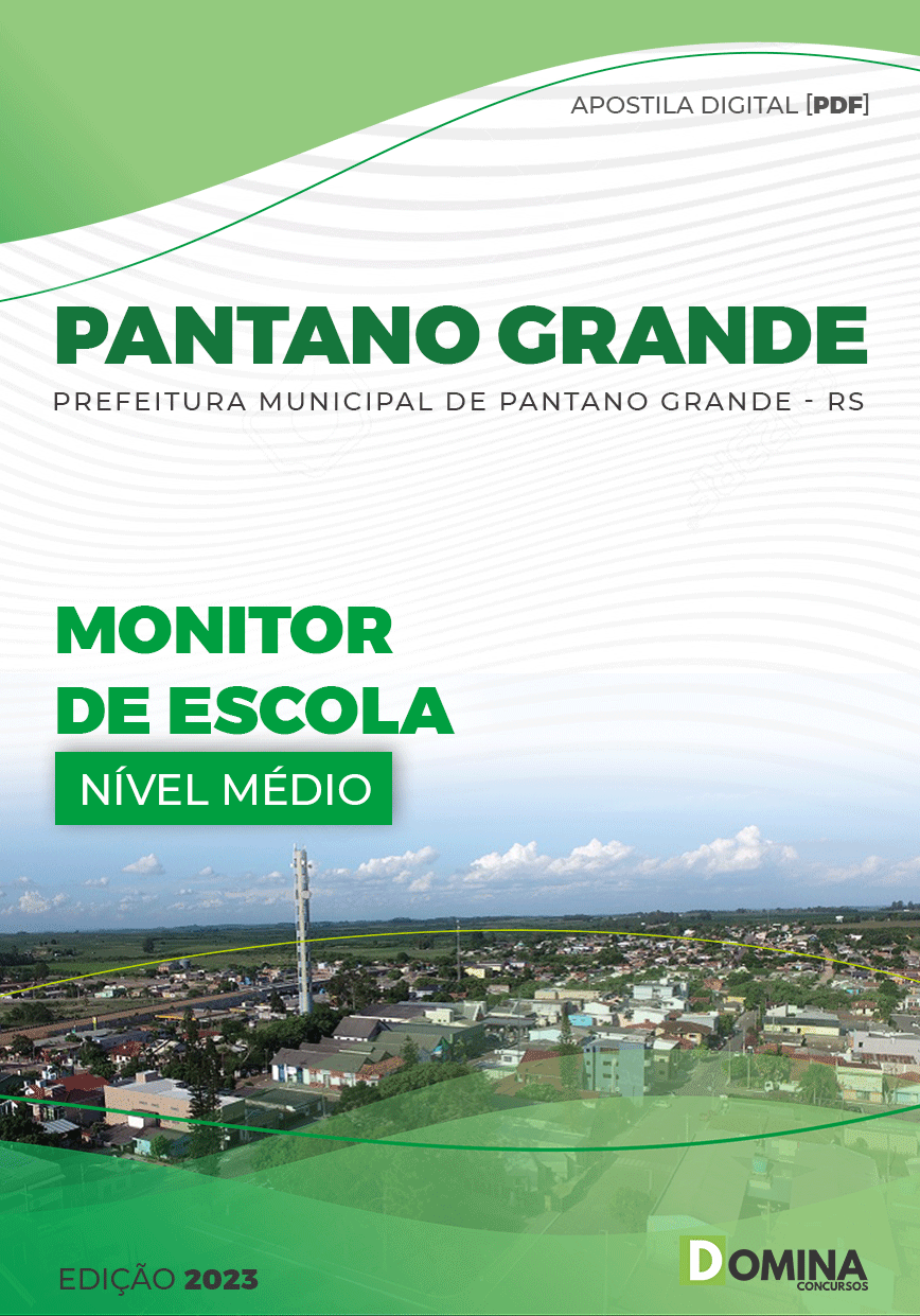Apostila Digital Pref Pantano Grande RS 2023 Monitor Escola