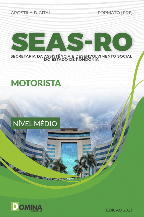 Apostila Digital Concurso SEAS RO 2023 Motorista